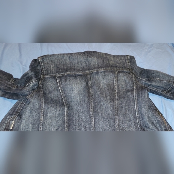 Helmut Lang denim motorcycle jacket women's size S - Picture 5 of 6